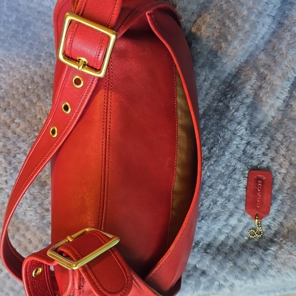 🎉💃🏽 HOST PICK 🎉❣️Coach Legacy Crescent Bag Rare color HTF 2002 - Picture 14 of 17